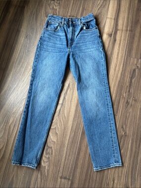 Levi's Light Blue 70s High Slim Straight Jeans - Light Blue Denim
